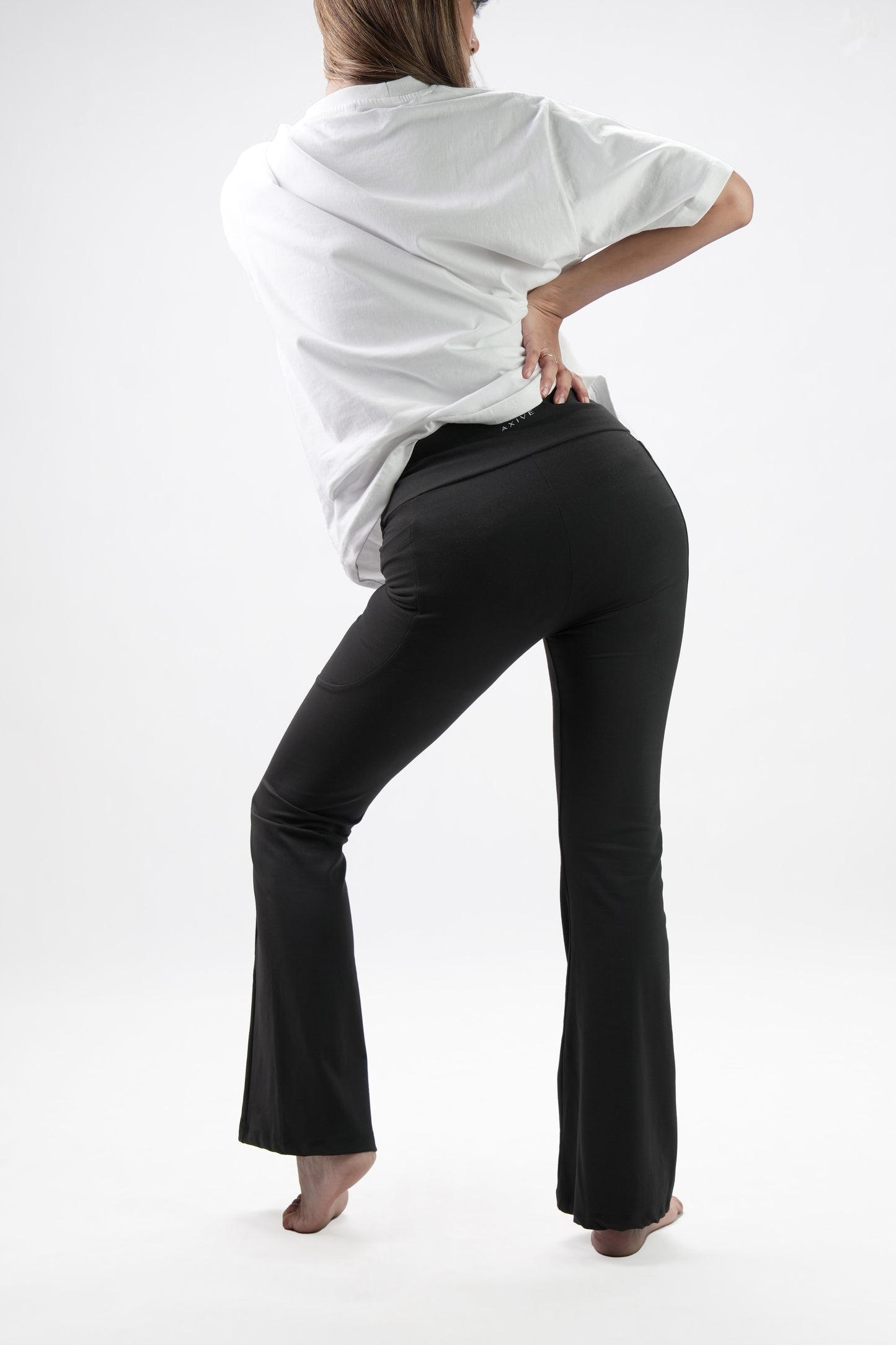 Women's Flow Flared Pants – Black