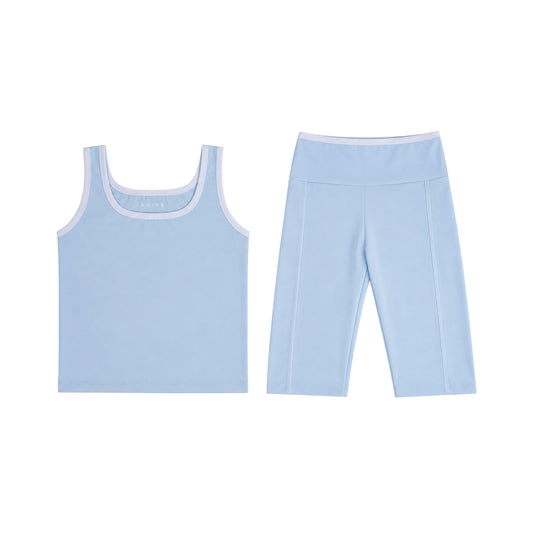 Women's Breeze Co-ord Set - Iced Blue