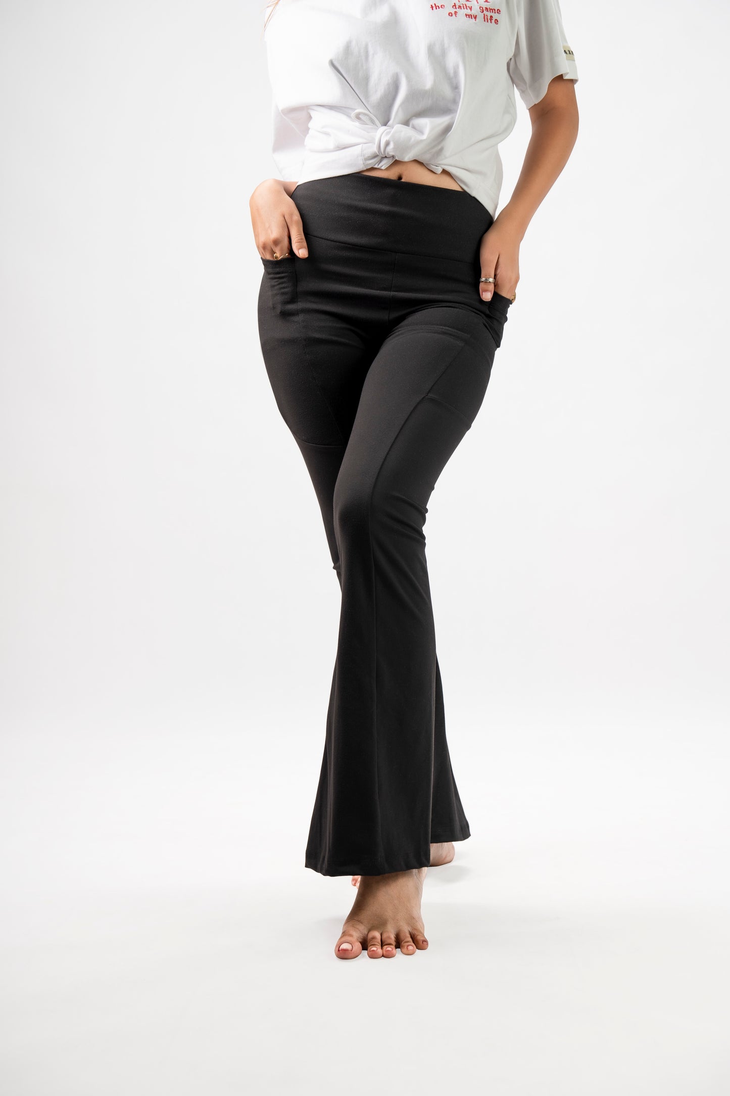Women's Flow Flared Pants – Black