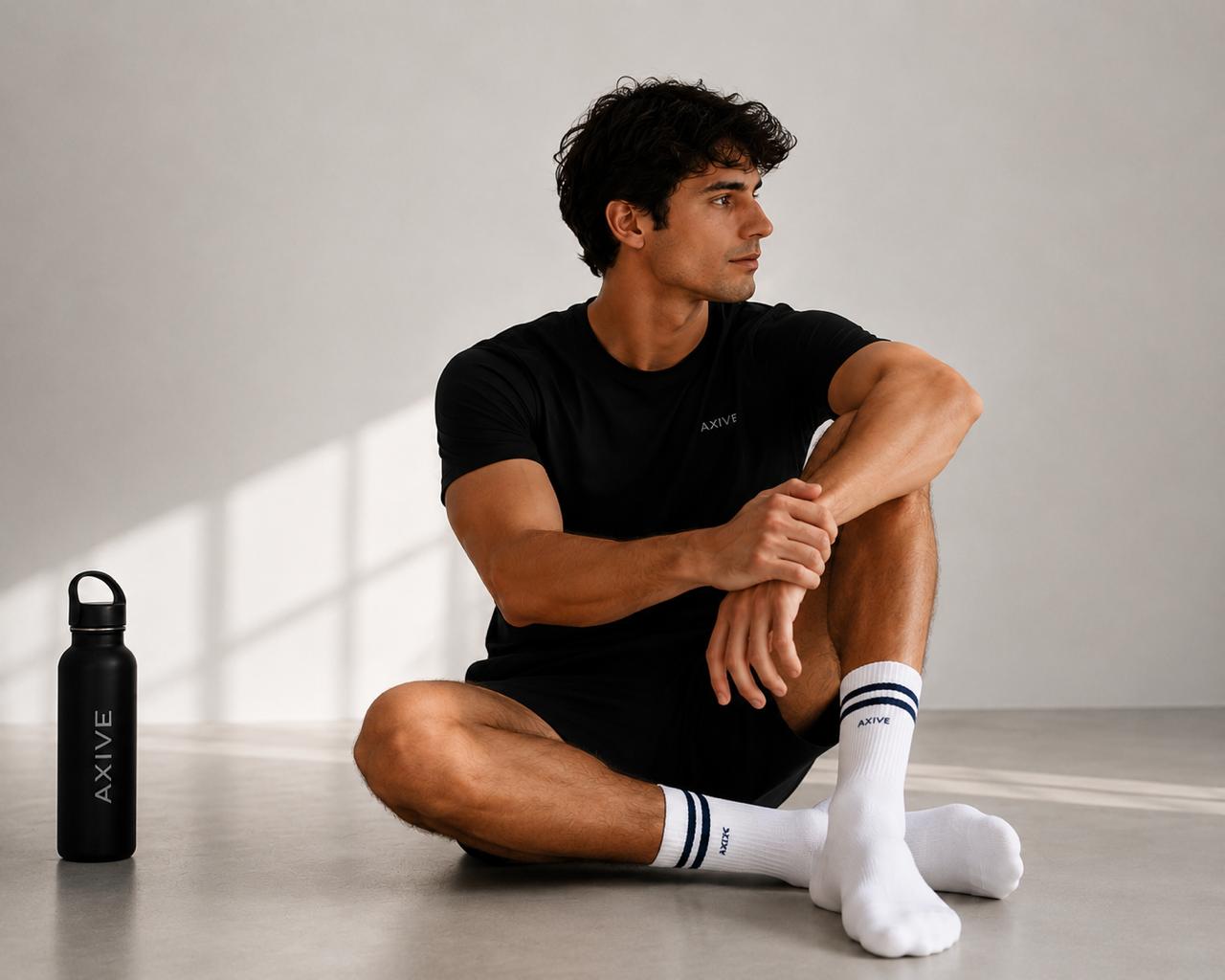 Men's Essential Crew Socks (Pack of 2)